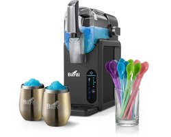 Bardi Slushmachine grijs met set cups Goud