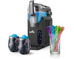Bardi Slushmachine grijs met set cups Japanese Flower