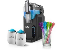 Bardi Slushmachine grijs met set cups Wit