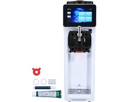 Commerciële Ijsmachine van 900W, Opbrengst 10 L/U, Enkele Variëteit, Softijsmachine Op Aanrecht, Trechter van 4 Liter, Cilinder van 1,6 Liter, Touchscreen, Automatische Reiniging