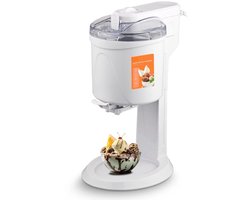 Deliqa ijsmachine - softijs machine - automatische sorbet machine - wit - 1 liter - 220 V - room ijs - sorbet - milkshake - sundea making machine - laag energieverbruik