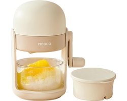 Draagbare IJsschaafmachine met Schaal en Verdeelde Vorm voor Sneeuwkegels