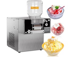 Elektrische Sneeuwvlokijsmachine - Commerciële IJsmaker voor Huis en Bedrijf - 160KG/Dag