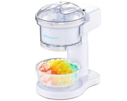 Elite Gourmet ESI1201 Sneeuwkegel & Scheerijsmachine, Kunststof, Wit