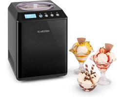 Familie IJsmaker voor Ijs en Bevroren Yoghurt - 2.5L Capaciteit, Koelfunctie en Timer