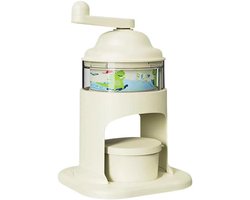 Handmatige Ijsmachine - Ijsbreker IJsschaaf - Drankjes Bereiden - Geen Elektriciteit Nodig - 17 x 18 x 29 cm - Wit