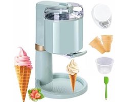 IJs machine - Soft serve maker - Desserts maken - Volautomatische bediening - 1 liter capaciteit - Wit