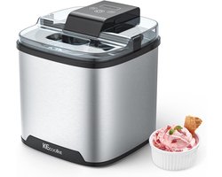 IJs Maker voor Zelfgemaakte IJs, Sorbet en Yoghurt - Hoge Capaciteit 2 Quart