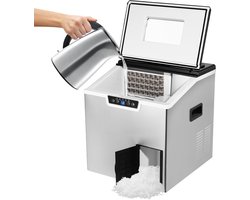 IJsmachine Crushed Ice - IJsmaker Reservoir - Snel IJs Maken - 3 Soorten Waterinjectie