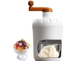 IJsmachine - Geschoren ijsmaker - Desserts Maken - Handmatige Bediening - 16 cm - Zilver