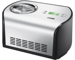 Ijsmachine met Compressor - 1.2 Liter IJsschep voor Thuis - Roestvrij Staal en LCD