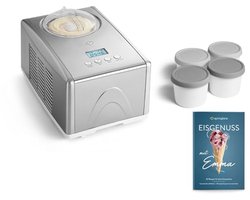 IJsmachine met Zelfkoelende Compressor 1,5L - Roestvrij Staal en Digital Display