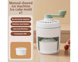 IJsmachine - Scheerapparaat Slush Machine - Desserts Maken - Handmatig Bedienbaar - 22.3 x 15.4 x 13.9 cm - Wit