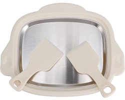IJsmachine Thuis - Dessert Maker - Zelf Desserts Maken - Roestvrij Staal - 3 Porties - Wit