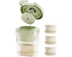 IJsmachine Thuis - Sneeuwcone Maker - Desserts Maken - Handmatig Ontwerp - 1 Set - Wit