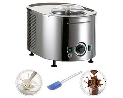 IJsmachine voor zelfgemaakt gelato en sorbet - 2 recepten en siliconen spatel