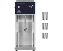 Ijsmixer, 400W Hogesnelheidsijsmixer, 4200 RPM, Traploze Snelheidsregeling, Roestvrij Staal 304, 3 Handbekers, Ijsshaker met Meerdere Smaken