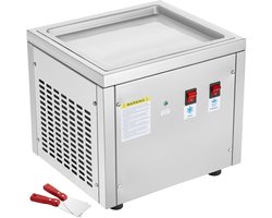 IJsrollermachine – IJsroller – Roltijsmaker – Frozen Yoghurtmachine – Roestvrij Staal – Snel Koelsysteem