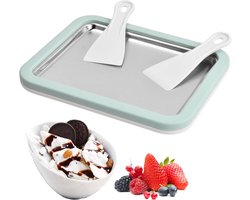Ijsrolvorm met 2 Spatels voor Zelfgemaakt IJsmengsel