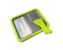 Instant RoliJsmachine met Professionele Koelplaat - Snelle IJsbereiding, Gemakkelijk Te Reinigen