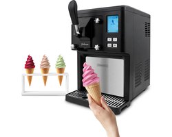 Kitchencook - DELICIOSA - IJsbereider - 3-in-1 Ijsmachine - 1,5L - LCD Display - Automatische Koelfunctie