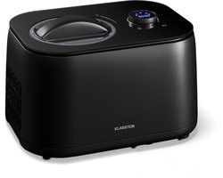 Klarstein FrostFusion ijsmachine met compressor - 1 liter roestvrij staal, 3-in-1 voor ijs, slush en yoghurt, touch- en knopbediening, LED-display, timer
