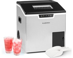 Klarstein Icefestival Bullet Ijsblokjesmaker - 400W - 1,9 Liter - 20Kg/24H - Zilver