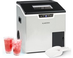 Klarstein Icefestival Cube Ijsblokjesmachine - 400 W - 1,9 Liter - 20 Kg/24H - Zilver