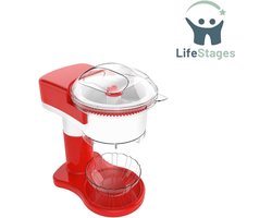 LifeStages - Slush Puppy Maker - Elektrische Ijsbreker - Slushy-Maker - Slush-Machine - IJsblokjesbreker voor Thuis, Bar, Keuken - Geschaafd IJs Sneeuwbollen Slushies