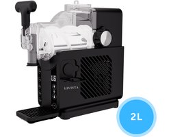 Livista Slushmachine – Slush & Frozen Drink Maker – 5 Programma’s – 20 Min Snel Bevriezen – Smart Touchscreen – Auto Clean – Zonder IJs – Freeze & Stir Technologie – Zwart
