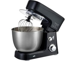 MIRA® Mixer met Mengkom - Keukenmachine - Keukenrobot - Inclusief Extra Accessoires - Antraciet- Zwart - ‎‎3cm x 25cm x 17cm