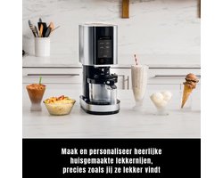 MMP® Softijsmachine - Ijsmachine - Zwart - ‎27cm x 17cm x 41cm