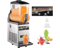 Mygroot - Sluch puppy machine - Slush - 1 x 15 l Slush puppy siroop - 500 W 220 V - roestvrij stalen - Slush maker - Slush maken voor thuis - apparaat 52 x 21 x 80 cm Slush maker machine