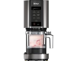 Ninja CREAMi IJsmachine met 7 programma's voor roomijs, gelato, sorbet, smoothiebowl, caloriearm ijs, milkshakes en mix-ins - Zwart - NC302EU