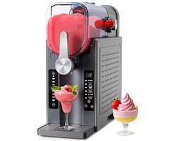 Professionele slushiemaker voor thuis met led-display en 6 programma's