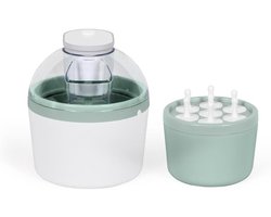 REN® Softijs Machine voor Thuis - Softijs Machine - Softijs Maker - container 1 l – met vorm voor 7 ijsstokjes - Wit - 60cm x 60cm x 85cm
