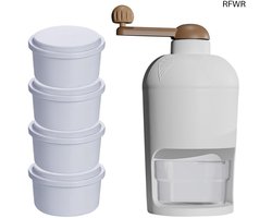 RFWR® Handmatige ijsmachine voor thuisgebruik - Maak snel en eenvoudig crushed ice, slushies en smoothies
