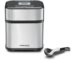 Rommelsbacher ijsmachine IM 12 – ijsmaker voor ijs, sorbet en frozen yoghurt – met LCD scherm, timer en uitneembare vrieskom