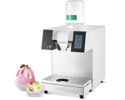 Schilferijsmachine - Commerciële sneeuwvlok-ijsmachine - Capaciteit 180 kg/24 uur - RVS Behuizing - Vloeistofkoeling - LCD-Touchscreen - Elektrisch