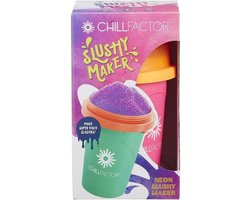 Slush-machine in Neon Pink met herbruikbare beker en rietje