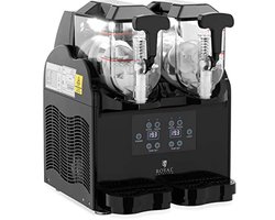 Slush-machine met digitaal bedieningspaneel en 2 x 3 l capaciteit voor kleurrijke dranken