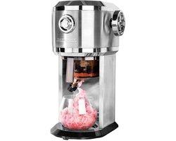 Slush-machine voor thuis - ijsmaker voor bevroren cocktails, Snow Cone, Slusheis, Granita en Crushed/Shaved Ice - instelbare raspdikte en vulhoeveelheid