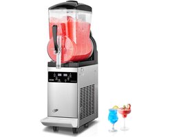 Slushiemachine – IJsdrankjesmaker – Smoothiemachine – Cocktailmachine – 12 Liter Capaciteit – Slush Machine - Temperatuurregeling – Roestvrijstalen Behuizing