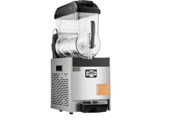 Slushy Machine – Slushmachine – IJsmachine – Frozen Drink Maker – Dubbele Tanks 1x12L E – Instelbare Temperatuur