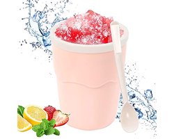 Snelvries Smoothie Maker met Lepel - DIY IJs en Slush Puppie Maker voor Kinderen en Gezinnen