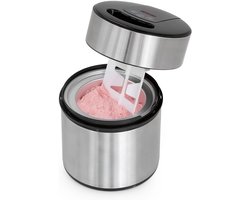 SNJY® IJsmachine - IJsmaker - Softijs Machine Voor Thuis - 1,8 L - Zilver