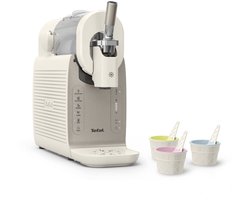 Tefal Freezi IG801A - Softijsmachine & frozen drinks - 5 programma's: Softijs, Frozen Yoghurt, Slushies, Milkshakes, Cocktails - Ingebouwde koeler - Klaar in 30 minuten - Inclusief Accessoires