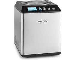 Vanilla Sky roomijsmachine compressor 2l 180W edelstaal zilver