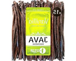 Vanillestokjes - 15 stuks - Verpakt in glazen pot