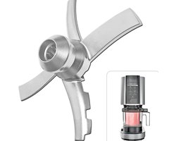 Vervangende roestvrijstalen messen voor de Geschikt voor Ninja Creami NC500 ijsmachine